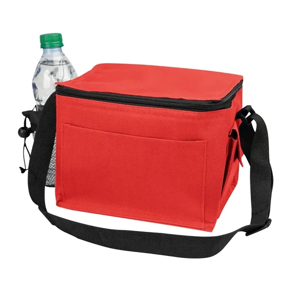 6 can capacity cooler bag with adjustable shoulder strap and PEVA... from ASI 61125 Hit Promotional Products / Hit®