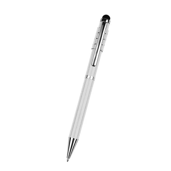Twist-action ballpoint pen with stylus and fidget spinner accent.... from ASI 61125 Hit Promotional Products / Hit®