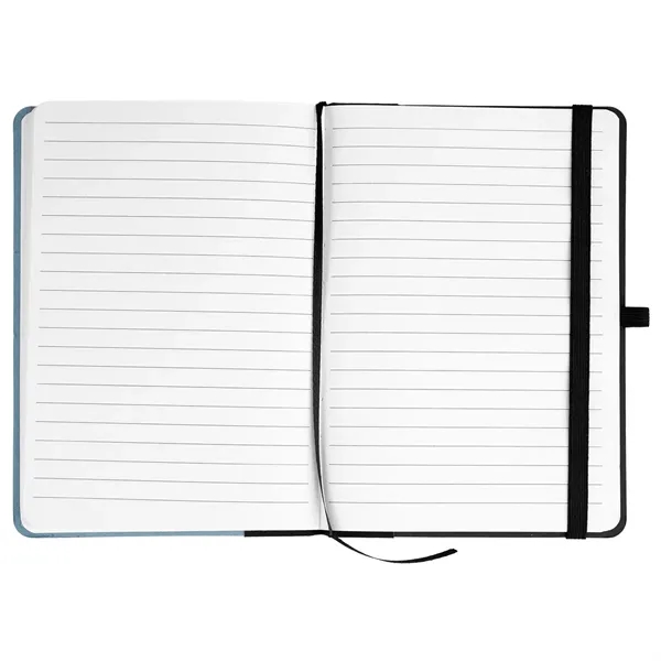 Pulp cover journal with 80 lined pages, bookmark, elastic pen loop... from ASI 61125 Hit Promotional Products / Hit®