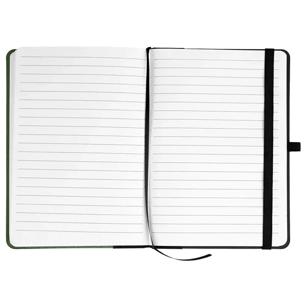 Pulp cover journal with 80 lined pages, bookmark, elastic pen loop... from ASI 61125 Hit Promotional Products / Hit®