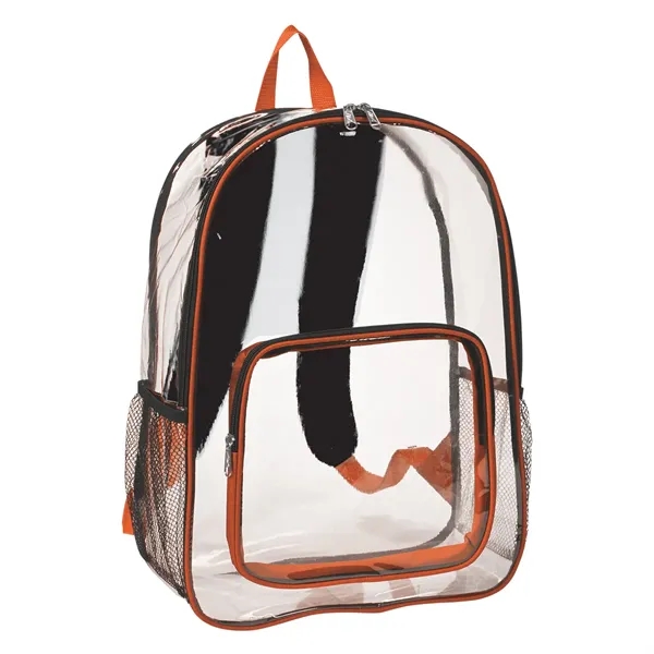 6" x 18" x 13" clear EVA and polyester backpack with... from ASI 61125 Hit Promotional Products / Hit®