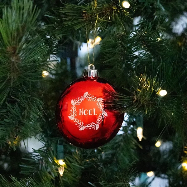 Round ornament with string for hanging.... from ASI 61125 Hit Promotional Products / Hit®