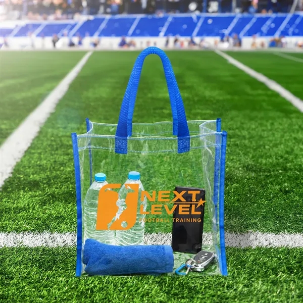 6" x 12" x 12" clear EVA tote bag with 22"... from ASI 61125 Hit Promotional Products / Hit®