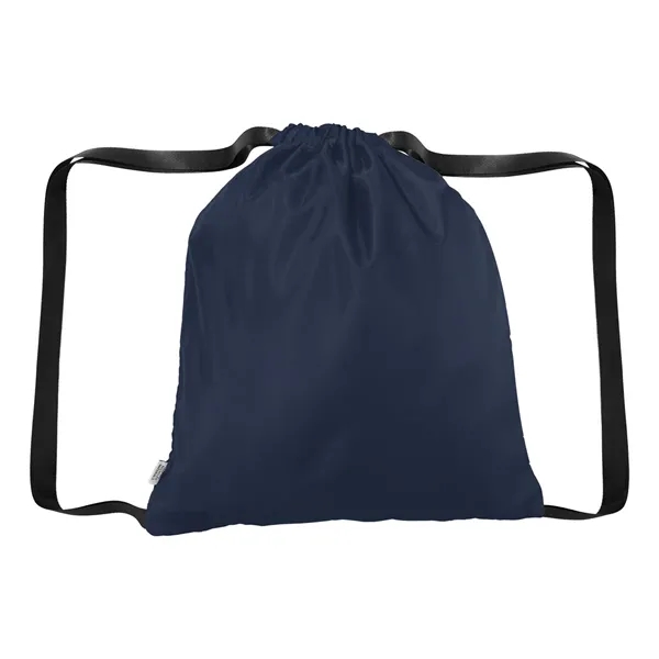 16" x 15" drawstring backpack made with recycled polyester.... from ASI 61125 Hit Promotional Products / Hit®