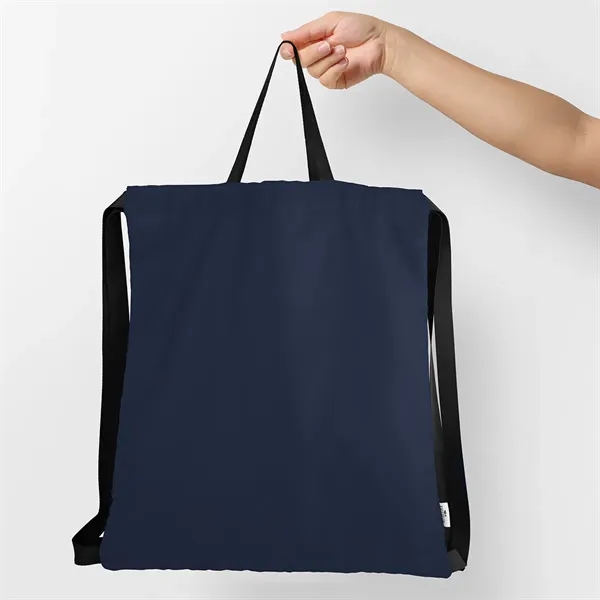16" x 15" drawstring backpack made with recycled polyester.... from ASI 61125 Hit Promotional Products / Hit®
