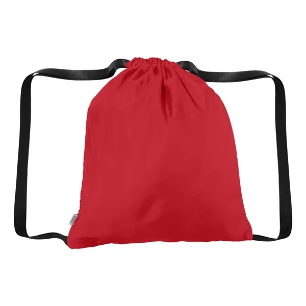 16" x 15" drawstring backpack made with recycled polyester.... from ASI 61125 Hit Promotional Products / Hit®