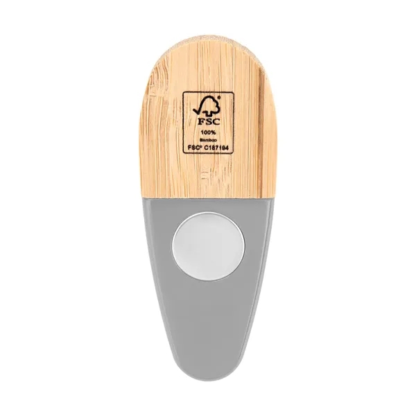 Spring loaded magnetic clip with bamboo grip.... from ASI 61125 Hit Promotional Products / Hit®