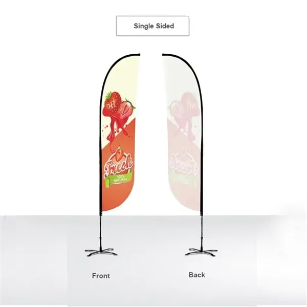 13-ft single sided standard flag for advertisement.... from ASI 66230 Landes Inc
