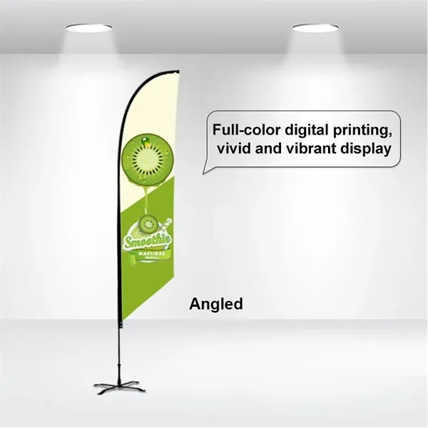 13-ft single sided standard flag for advertisement.... from ASI 66230 Landes Inc