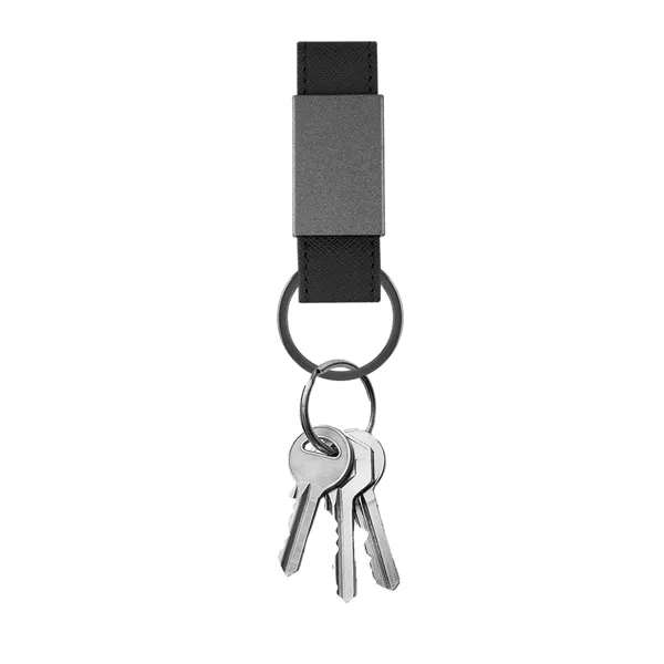 Leatherette key tag with split ring attachment.... from ASI 61125 Hit Promotional Products / Hit®