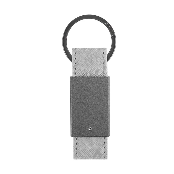 Leatherette key tag with split ring attachment.... from ASI 61125 Hit Promotional Products / Hit®