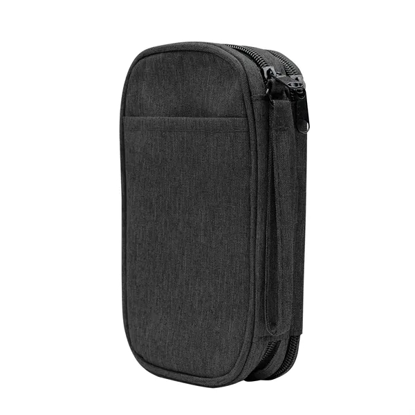Tech organizer with two zippered compartments and multiple interior pockets.... from ASI 61125 Hit Promotional Products / Hit®