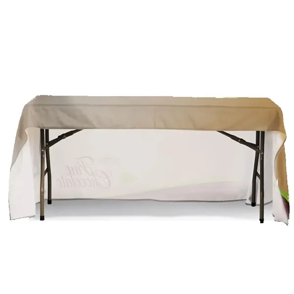 Customized and durable open back table cover for outdoor events.... from ASI 66230 Landes Inc