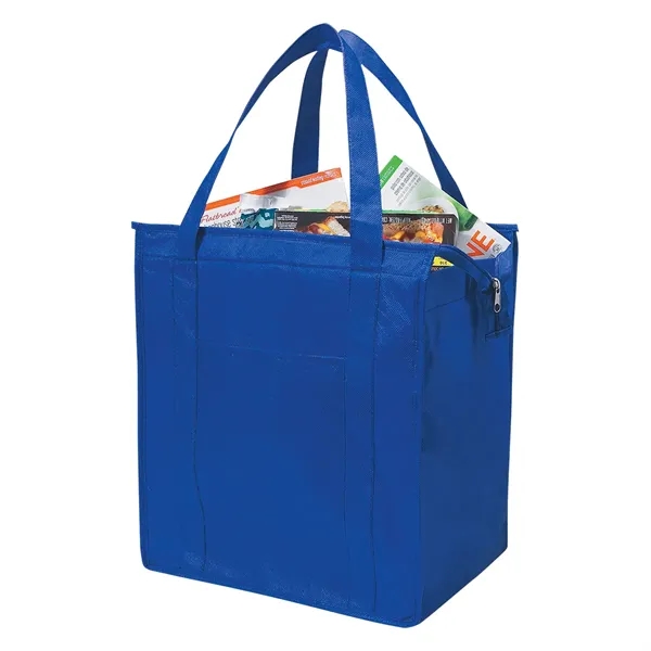 Non-Woven Insulated Shopper Tote Bag.  Made Of 80 Gram Non-Woven,... from ASI 61125 Hit Promotional Products / Hit®