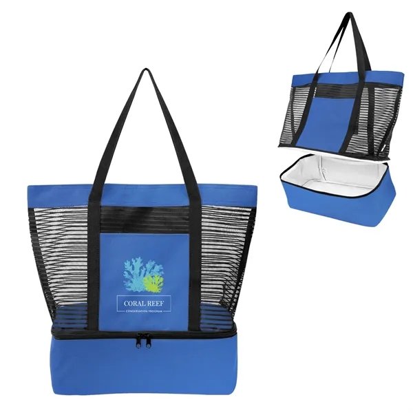 rPET tote bag with PEVA lining with cooler and 22" handles.... from ASI 61125 Hit Promotional Products / Hit®