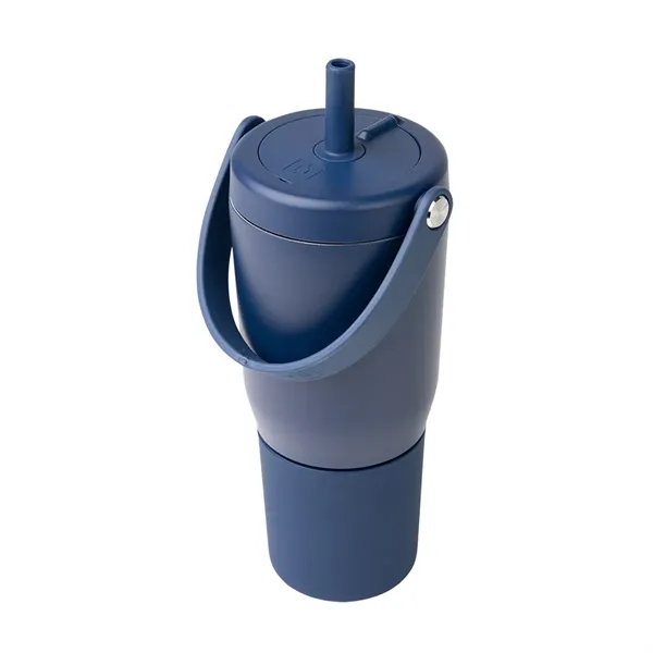 35 oz. insulated stainless steel tumbler with straw, lid and handle.... from ASI 61125 Hit Promotional Products / Hit®