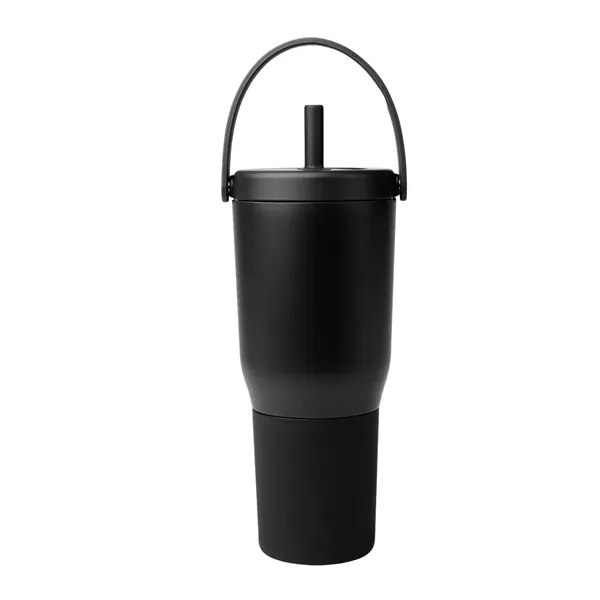 25 oz. insulated stainless steel tumbler with lid, straw and handle.... from ASI 61125 Hit Promotional Products / Hit®