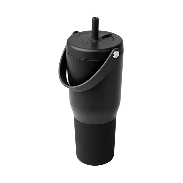 25 oz. insulated stainless steel tumbler with lid, straw and handle.... from ASI 61125 Hit Promotional Products / Hit®