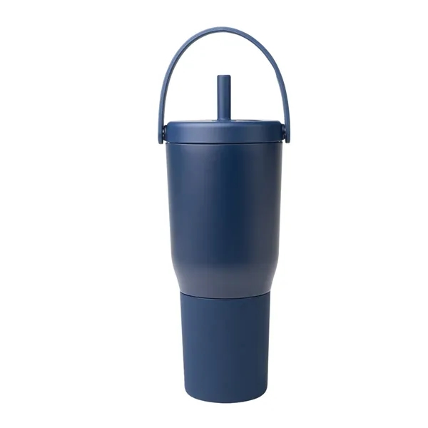 25 oz. insulated stainless steel tumbler with lid, straw and handle.... from ASI 61125 Hit Promotional Products / Hit®