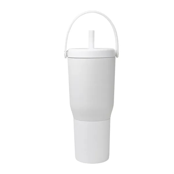 25 oz. insulated stainless steel tumbler with lid, straw and handle.... from ASI 61125 Hit Promotional Products / Hit®