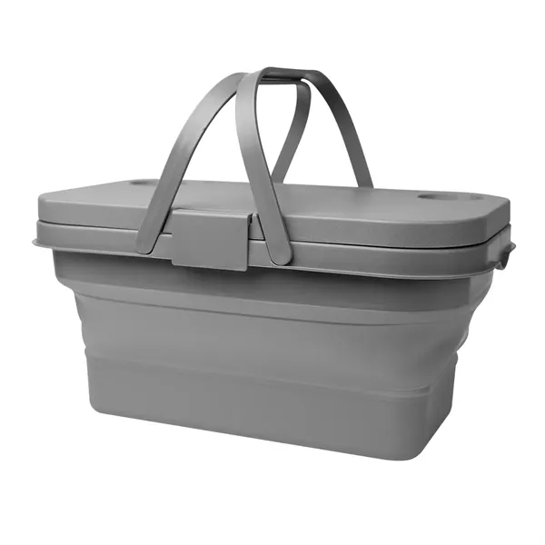 Collapsible picnic basket cooler with 16L capacity.... from ASI 61125 Hit Promotional Products / Hit®