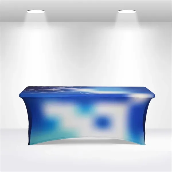 8' Stretchy table cover for special events made of elastic polyester.... from ASI 66230 Landes Inc