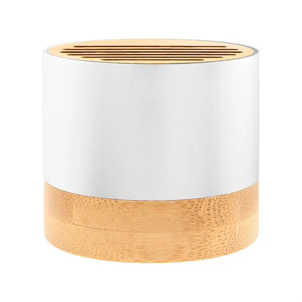 Wireless speaker made with bamboo and recycled aluminum.... from ASI 61125 Hit Promotional Products / Hit®