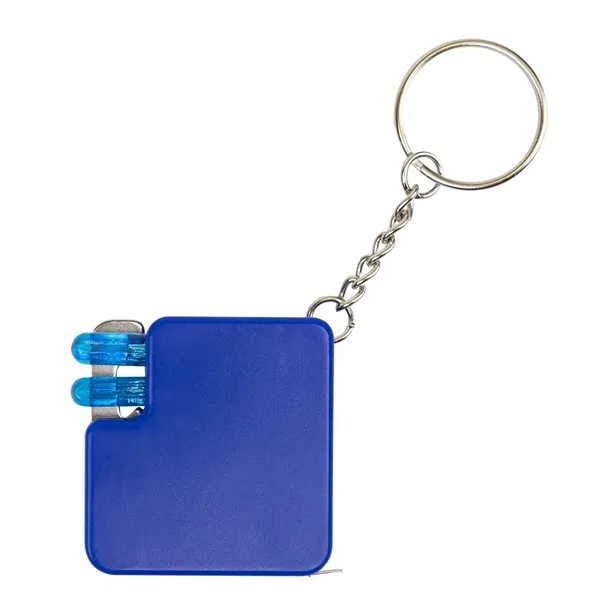 Key chain with 3' tape measure, bottle opener, flat head/Phillips head... from ASI 61125 Hit Promotional Products / Hit®