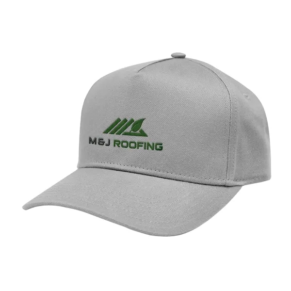 5 panel cotton/Tencel fabric cap with recycled plastic snap tab closure.... from ASI 61125 Hit Promotional Products / Hit®