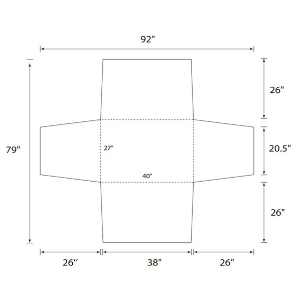 4' Stretchy table cover for special events made of elastic polyester.... from ASI 66230 Landes Inc