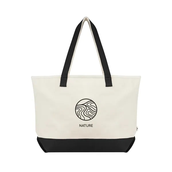 5" x 14.25" x 21.75" recycled cotton canvas tote bag with... from ASI 61125 Hit Promotional Products / Hit®