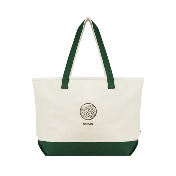 5" x 14.25" x 21.75" recycled cotton canvas tote bag with... from ASI 61125 Hit Promotional Products / Hit®
