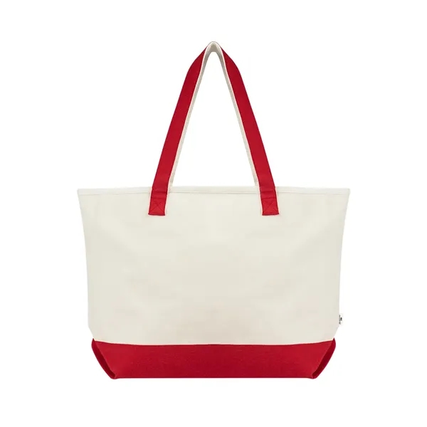 5" x 14.25" x 21.75" recycled cotton canvas tote bag with... from ASI 61125 Hit Promotional Products / Hit®