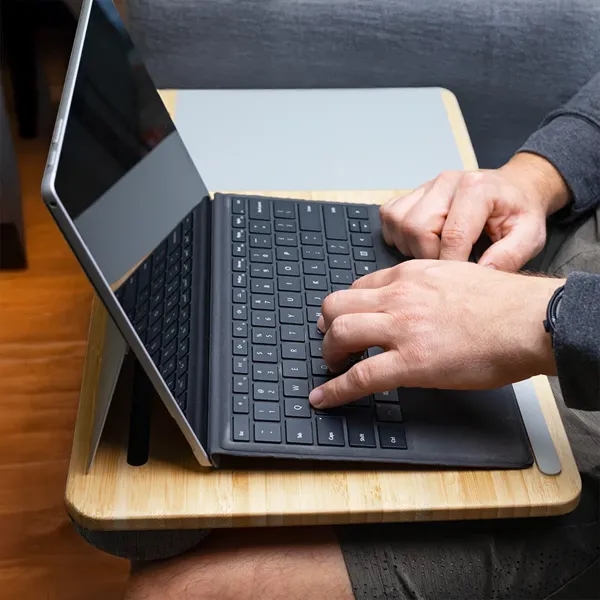 10" x 22" bamboo laptop desk.... from ASI 61125 Hit Promotional Products / Hit®