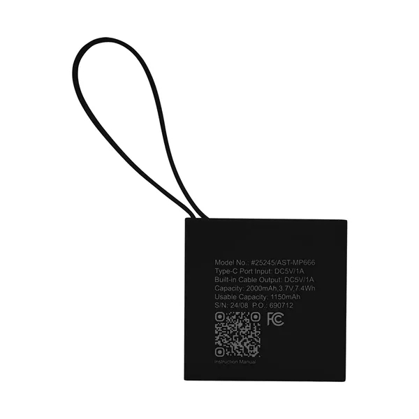 Pocket sized power bank with 2000 mAh Lithium Ion Grade A... from ASI 61125 Hit Promotional Products / Hit®