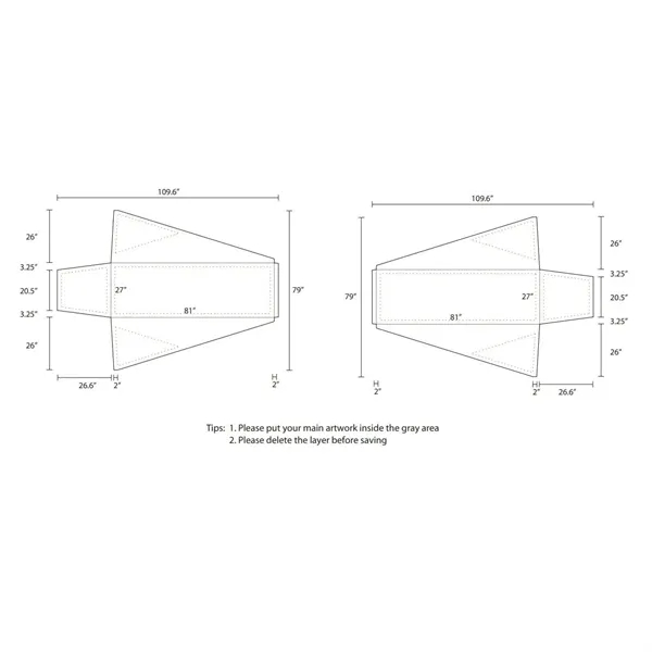 A versatile and stretchy 8' cross-over table cover for exhibitions.... from ASI 66230 Landes Inc