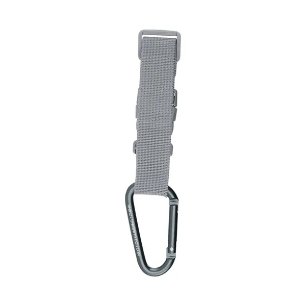 Adjustable buckle strap with removable carabiner attachment.... from ASI 61125 Hit Promotional Products / Hit®