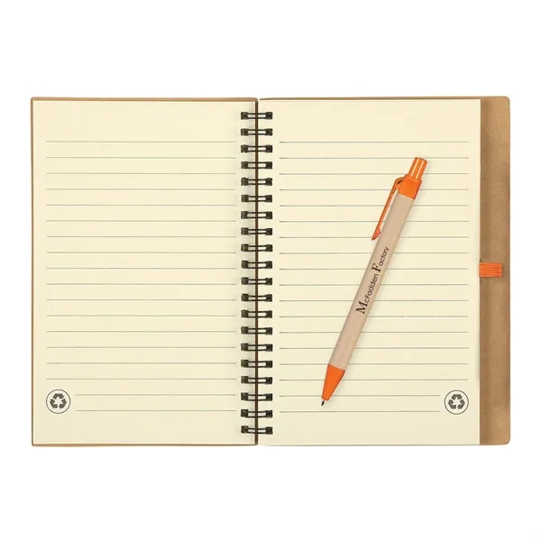 Eco spiral notebook and pen.... from ASI 61125 Hit Promotional Products / Hit®