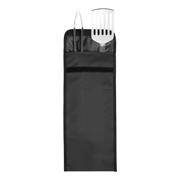 Barbeque tool set with pouch, spatula tongs.... from ASI 61125 Hit Promotional Products / Hit®