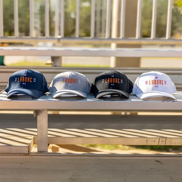 6 panel performance cap made of rPET materials with hook and... from ASI 61125 Hit Promotional Products / Hit®