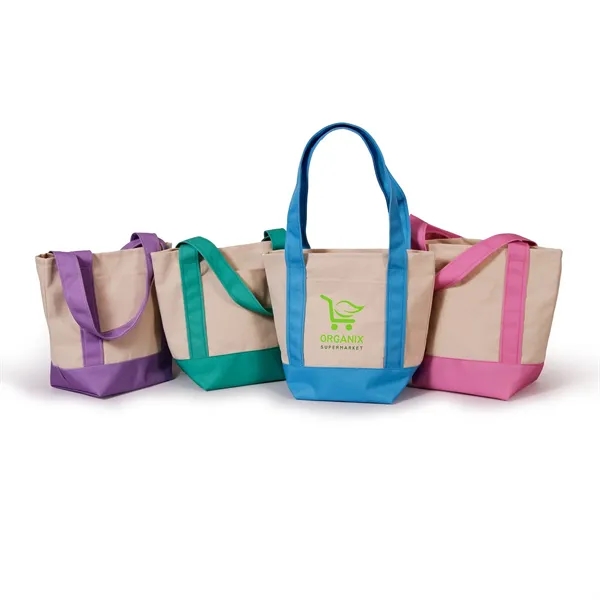 Trader mini tote bag with matching bottom, strap, and a pocket... from ASI 66230 Landes Inc