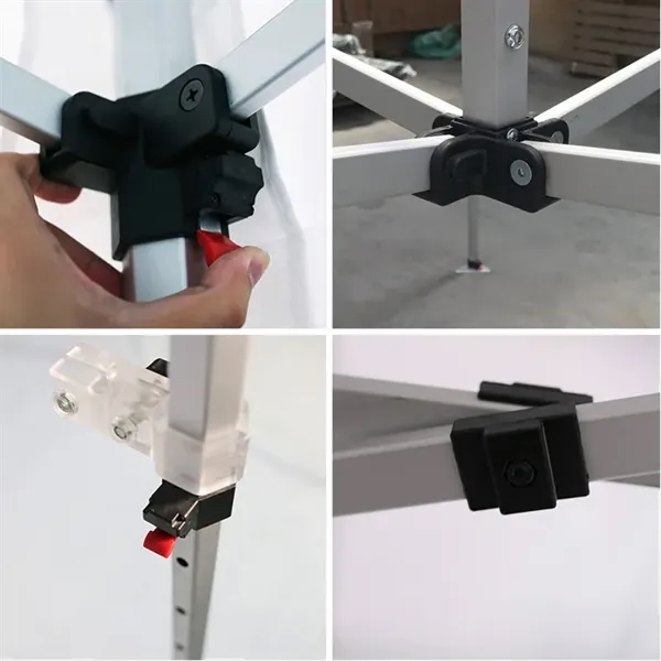 10' x 10' canopy tent with lightweight frame and waterproof PVC... from ASI 66230 Landes Inc