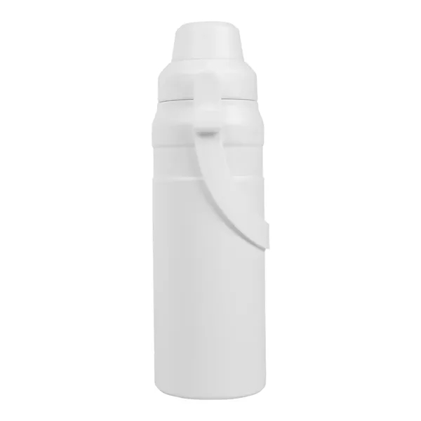 24 oz. double wall stainless steel bottle with screw-on lid and... from ASI 61125 Hit Promotional Products / Hit®