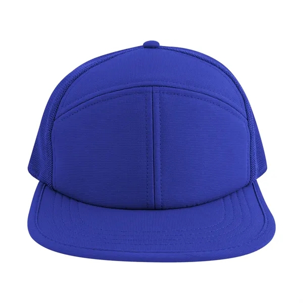 7 panel performance trucker hat with adjustable plastic snap tab closure.... from ASI 61125 Hit Promotional Products / Hit®