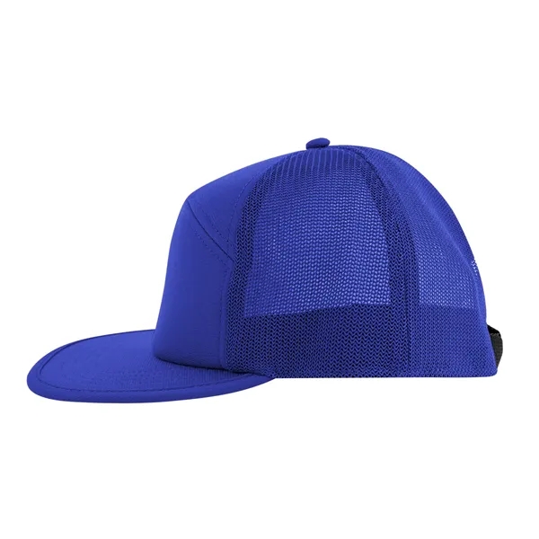 7 panel performance trucker hat with adjustable plastic snap tab closure.... from ASI 61125 Hit Promotional Products / Hit®