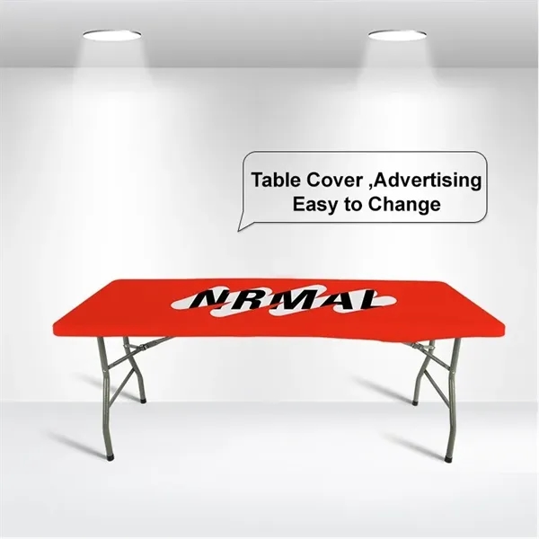 Durable and stretchy 6' square table topper to decorate table surface.... from ASI 66230 Landes Inc