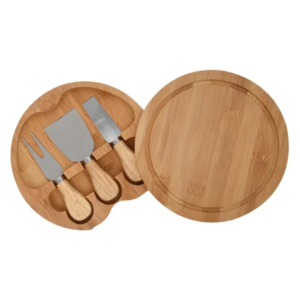 Three-piece cheese server kit with two flat cheese knives, a hard... from ASI 61125 Hit Promotional Products / Hit®