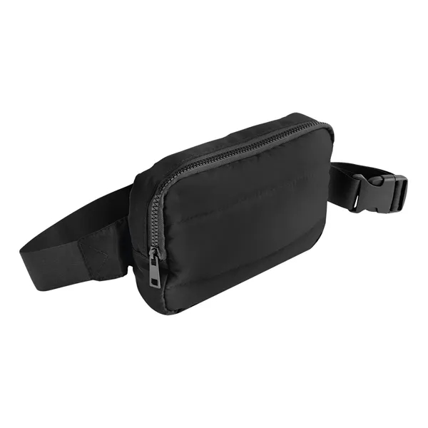 Belt bag with zippered main compartment, multiple pockets and an adjustable... from ASI 61125 Hit Promotional Products / Hit®