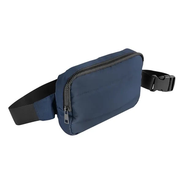 Belt bag with zippered main compartment, multiple pockets and an adjustable... from ASI 61125 Hit Promotional Products / Hit®