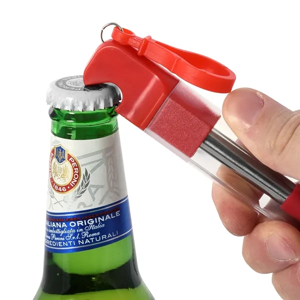 Straw kit with bottle opener for easily opening drinks and taking... from ASI 61125 Hit Promotional Products / Hit®